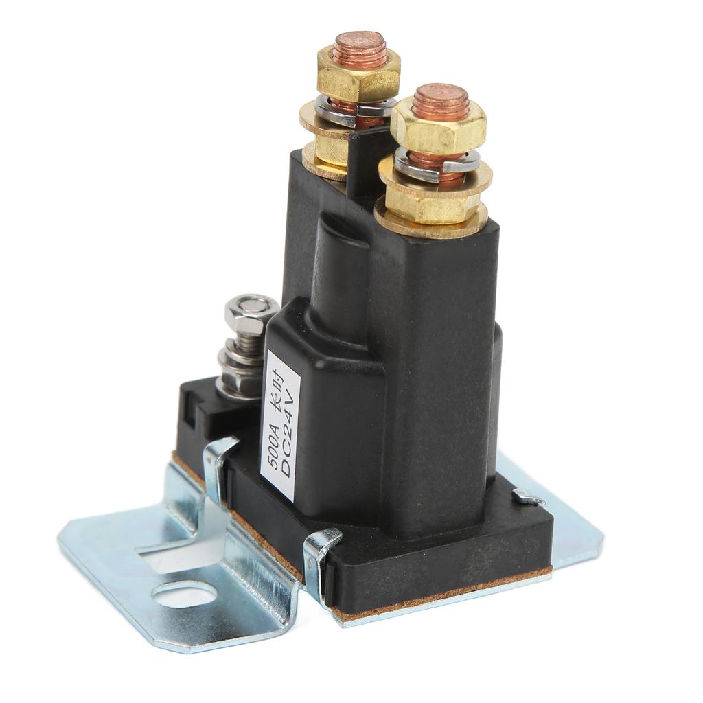 24 В 500 А Пусковое реле Красная медь Большой ток Нормально разомкнутое для вилочного погрузчика Инженерная Автомобильная Мультиаккумуляторная система