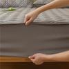 Waterproof Quilted Fitted Sheet Washable Bed Cover Queen Breathable Bedcloth Bedspread Bed Protector Pad (No Piollowcase)