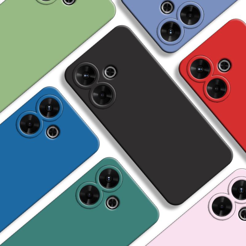 Для Xiaomi POCO M6 4G чехол для POCO M6 чехол 6,79 дюйма оригинальный жидкий силиконовый резиновый противоударный бампер чехол для POCO M6 4G