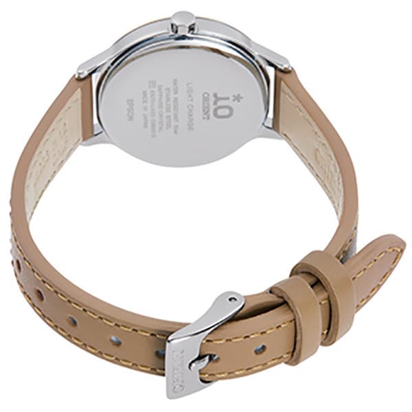 Orient Женский RN-WG0420S (iO Женская кожа НАТУРАЛЬНАЯ&ОБЫЧНАЯ) Круглые аналоговые часы