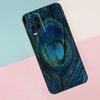 Bird Peacock Feather For Oppo A16 A76 A96 A15 A80 A60 A40 A94 A54 A98 A78 A18 A38 A58 A17 A77 A74 A57S Phone Case