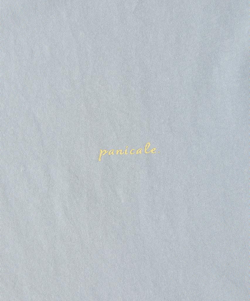PANICALE Sky Blue Vintage Washed Logo T-Shirt (Type B)