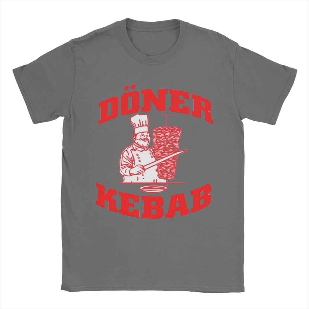 Hipster oner Kebab Turkish Kebab TShirts for Unisex O Neck Pure Cotton T Shirt Short Sleeve Tee Shirt Birthday Present Clothing
