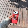 Премиальная подставка-зеркало Красный Конь для чехла iPhone 17 Pro Max - Гальванизированная ударопрочная для Apple 16/15