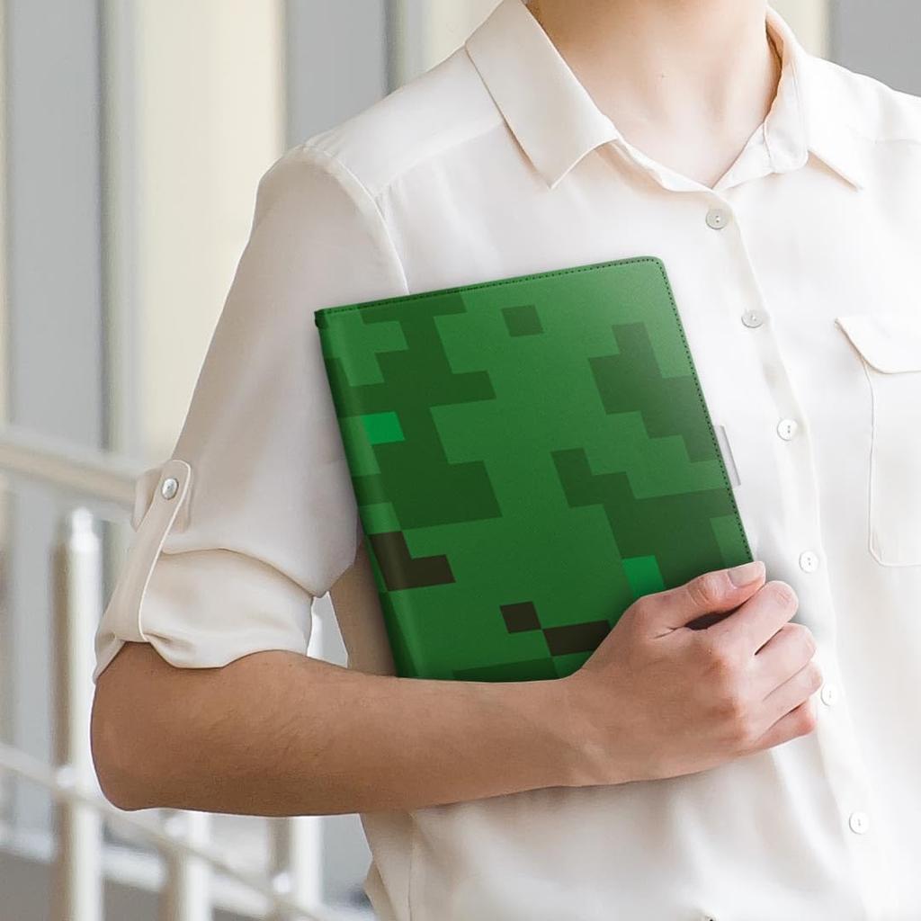 Igcase Fire HD 8 Released In Exclusive Notebook Direct Pasting Green 004466 (8th Generation, 2018) Case, Type, Cover, Type, Mosaic, Pattern,