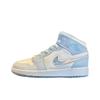 Air 1 Mid SE GS Glitter Swoosh Kids Sneakers Blue Blue-Tint Summit-White FQ9117-400