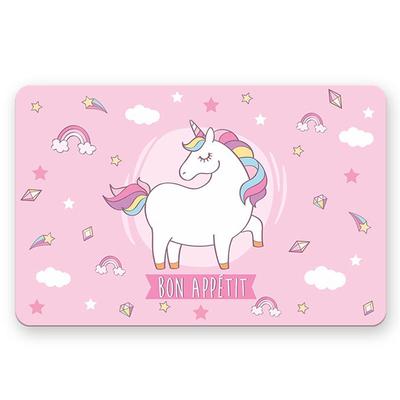 [A1906] - Подставка для столовых приборов 'Licorne My Unicorn' розовая - 43x28 ​​см
