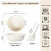 Peiersen Double-Ear Ceramic Soup Bowl Set