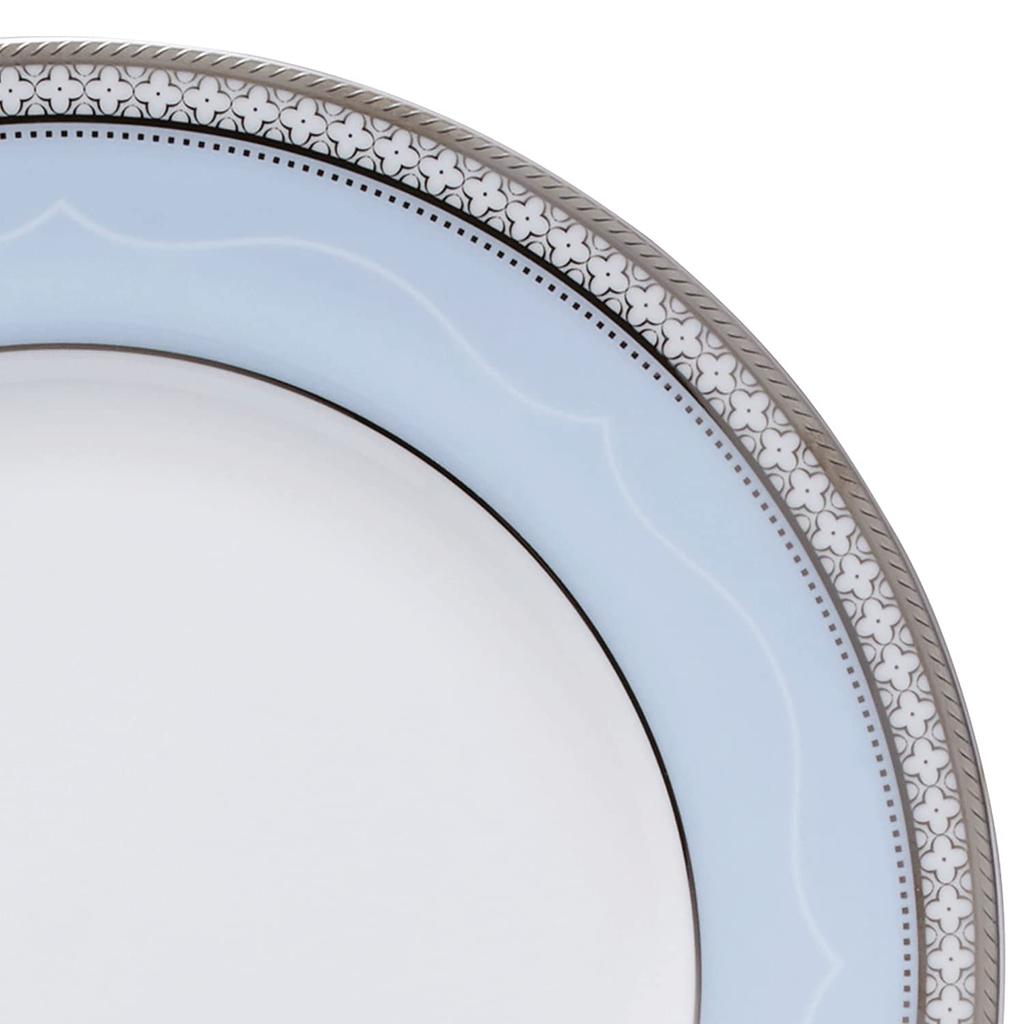 Noritake Plate Color Change Set 22cm Trefolio 2 Pieces Bone China Gold/Platinum Gold/Platinum P97311/4945-57