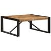 VidaXL Coffee Table 80x80x35 Cm Solid Raw Mango Wood, Side Table, Living Room Table, Accent Table, End Table, 4016670