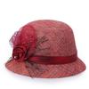 Hat spring and summer new color hemp fashion top hat sun hat pretty mother basin hat lady sunscreen fashion