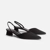 Women's Designer Sandals Summer 2024 Pointed Toe Sandals Women Solid Party Shoes Slip On Square Heel Women Shoes Sandalias Mujer