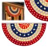 Патриотические баннер-флаги США к 250-летию с LED-подсветкой, освещаемый американский флаг 70,87x35,43 дюйма для украшения на 4 июля, для улицы