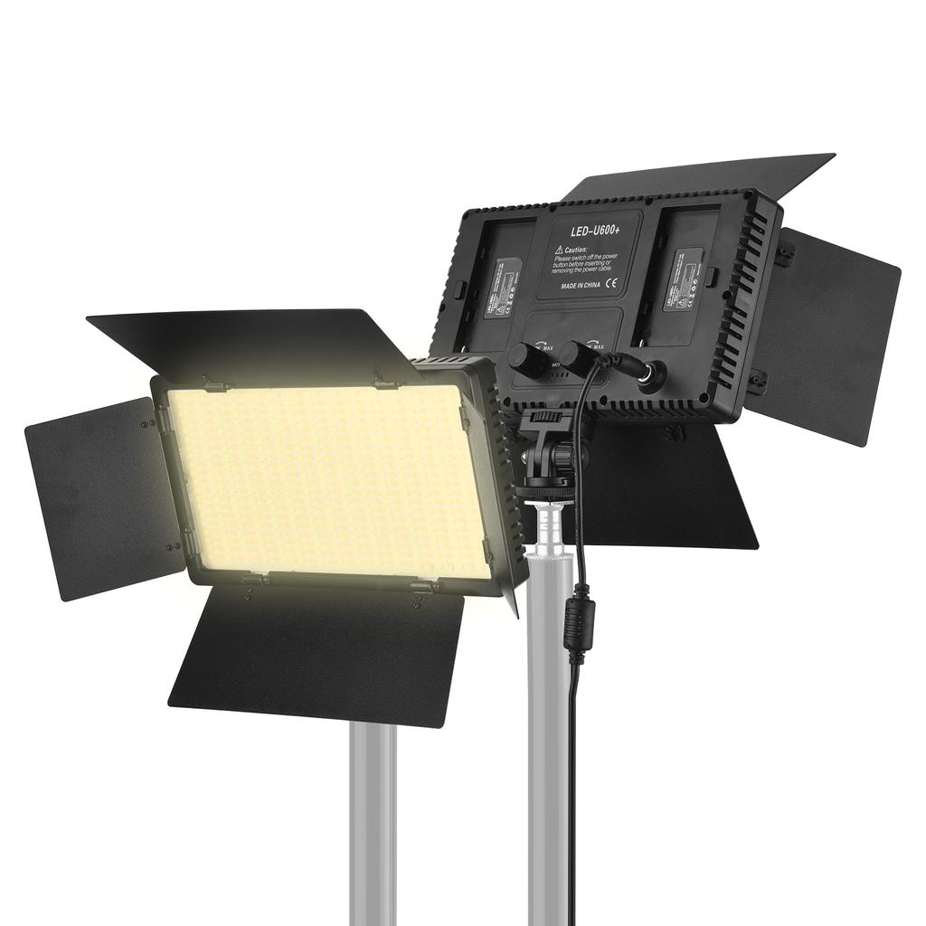 Andoer LED-600 LED Video Light Professional Photography Light Panel 480PCS Bright Light Beads