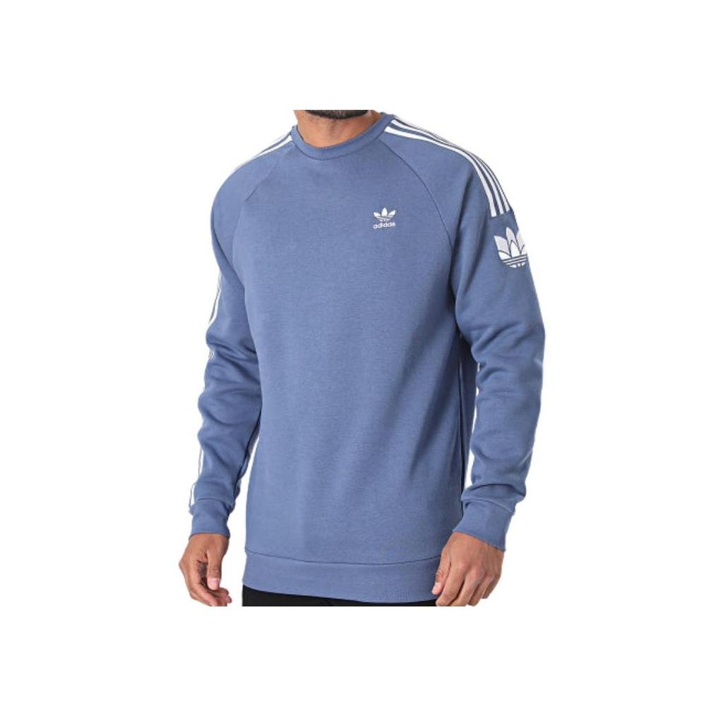 Adidas Спортивная толстовка с круглым вырезом, мужская толстовка темно-синего цвета GN3556