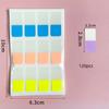 Color Index Label Stickers for Books Notebook Page Mark Label Solid Color Sticky Note Pad Stationery Journal Supplies