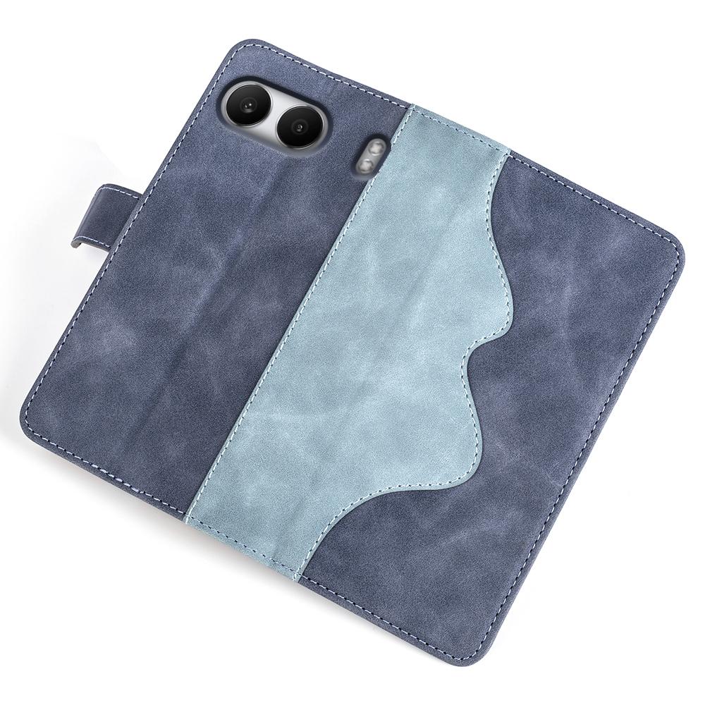 Для OnePlus Nord 4 Чехол-кошелек Кожаный чехол для телефона Сшивка цвета