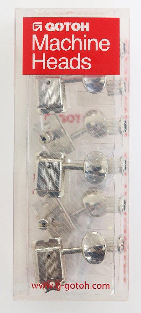 Колковый механизм GOTOH для гитары, никель, 6L, (21333NX) SD91-05M-L-N