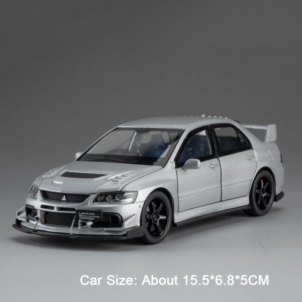 1:32 NSX Lancer Evolution IX Модель Спортивного Автомобиля Игрушка Миниатюрный Транспортный Средство Сплав Литье Под Давлением Двери Открываются Амортизация Хобби Подарки