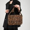 Женская сумка с леопардовым принтом, новая европейская и американская ретро женская сумка через плечо, большая вместимость, сумка для мамы