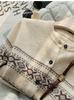 Women's Retro Fair Isle Wool Jacquard Round Neck Loose Cardigan Sweater, Autumn Collection