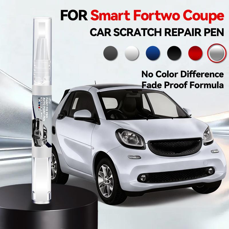 For Smart Fortwo Coupe Paint Repair Pen Touch Up Scratch Remover DIY Auto Accessories Black Cool Silver Orange Moon White Grey