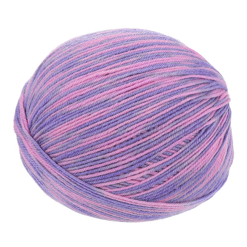 Пряжа 100% шерсть 4-слойная шерстяная ровница Роскошная и мягкая пряжа Пряжа ручной окраски для ручного вязания, вязания крючком, 3,52 унции, 306 ярдов 1 моток