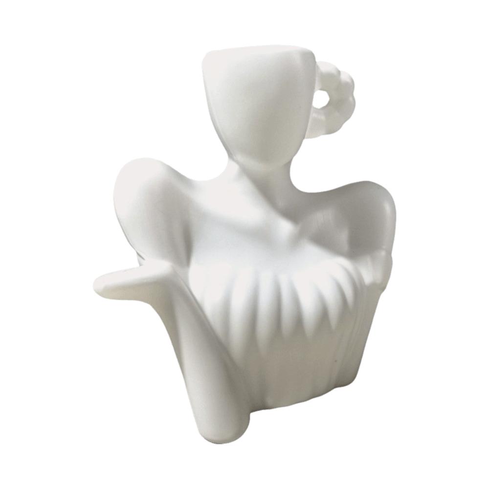 Nordic Style Flower Planter Desk Ornament Plant Pot Modern Art Style Human-Shaped Vase Tabletop