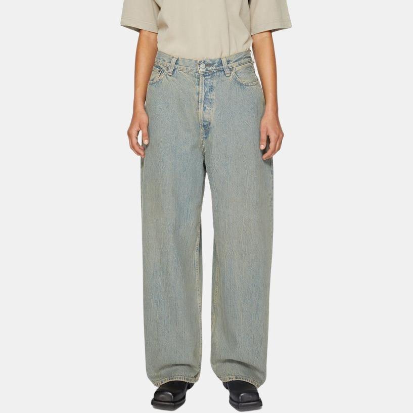 Acne Studios Джинсы с высокой талией и широкими штанинами Женские A00443-BUF