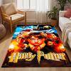 Harry Potter Hogwarts Themed Anti-Slip Rugs - Polyester Home Decor, Suitable for Bedrooms, Living Rooms, Doorways, Studios, and Decorations