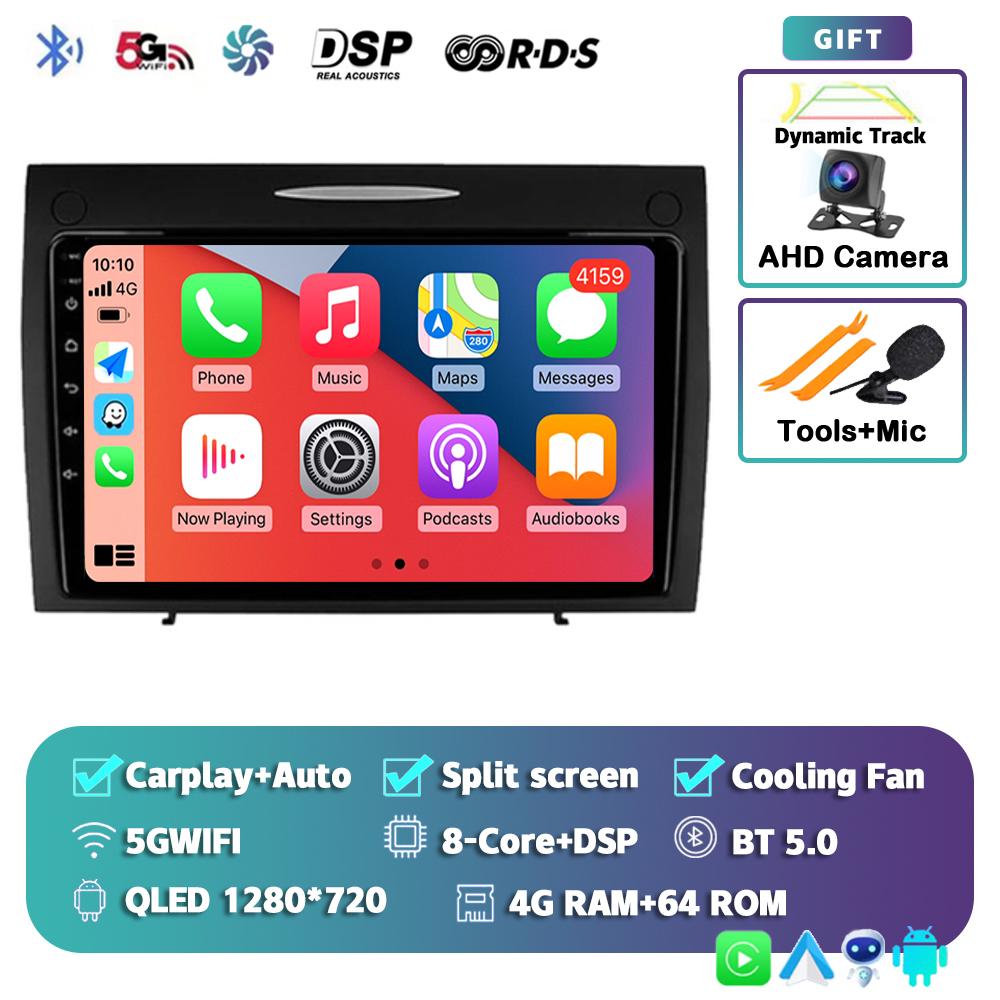 Android 14 автомобильное радио для Mercedes Benz SLK class R171 SLK200 SLK280 SLK300 2000-2011 GPS навигация мультимедийный проигрыватель стерео DSP