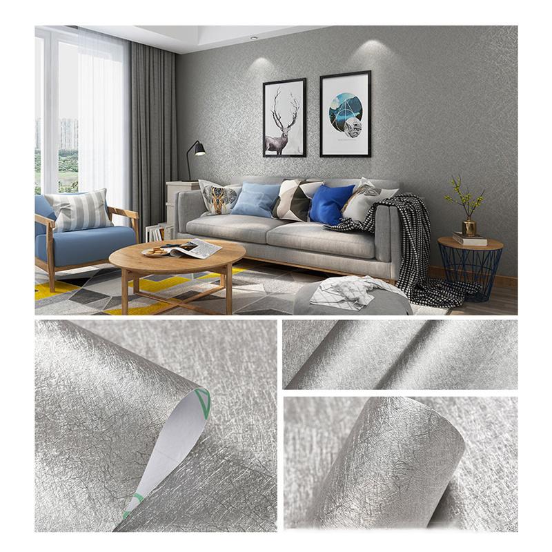 10 м водонепроницаемые самоклеящиеся шелковые обои из ПВХ настенные наклейки для мебели контактная бумага DIY домашний декор