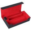 Store 800 Trading Card Deck Case Card Case Trading Card Leather Card Case Holder Storage X [Can Cards] (Black Red)