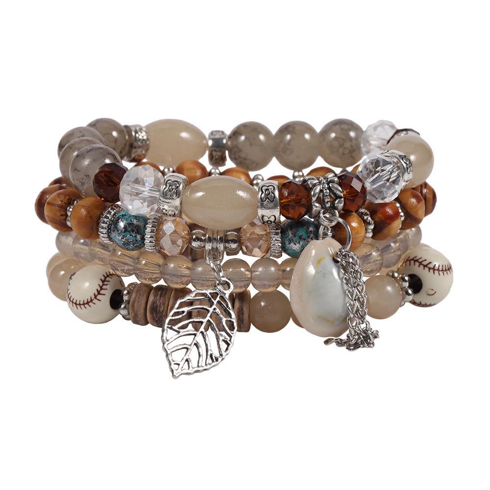 Браслет из цветного листа с бриллиантами и имитацией камня, остров Хайнань, Санья