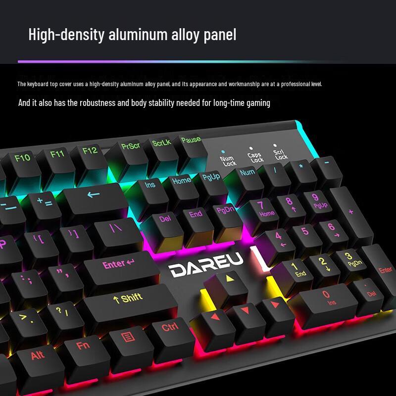 DAREU LK165 Wired 104-Key Gaming Mechanical Keyboard