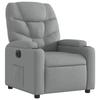 VidaXL Fauteuil Inclinable Électrique, Chaise de Relaxation avec Dossier et Repose-pied Réglables, Siège de Salon, Moderne, 3204572
