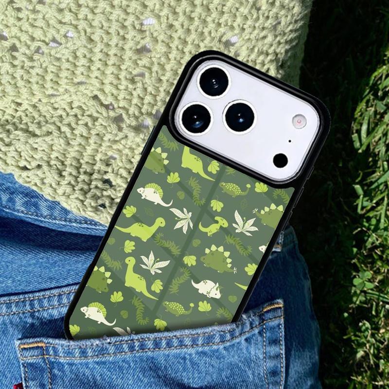 Cute Dinosaur Baby Phone Case Cover for IPhone 11 12 13 14 15 16e 17 Pro Max Coque for IPhone 17 Air