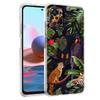 Прозрачный чехол для телефона для Redmi 13C 12C 10C Note 13 12 11 11T K40 Plus Pro Мягкая TPU накладка Чехол с принтом Тропические джунгли Леопард