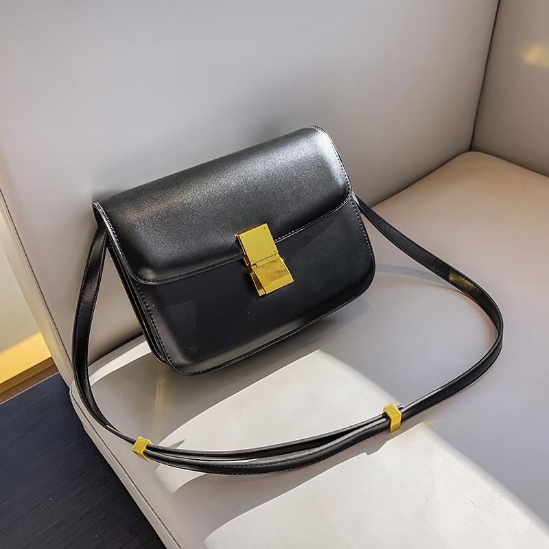 Women’s Genuine Leather Shoulder Bag Trend Brand Small Square Bags Luxury Designer Handbag Fashion Messenger BagsTofu Bags