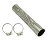 60cm-300cm Air Diesel Parking Heater Stainless Steel Exhaust Pipe Tube Vent Hose Elbow Connector w /Clamps For Car Truck Van