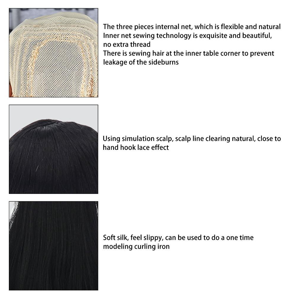 Black Doll Hair Wig Long Curly Hair for BJD Doll Wig Doll Accessories DIY Doll Wig  DIY Replacement