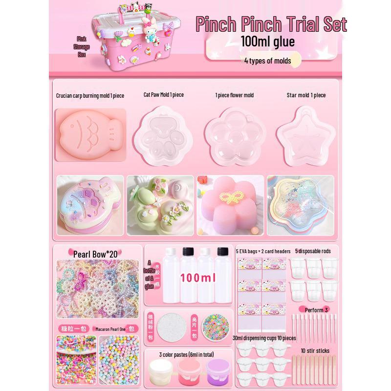 Сделанная вручную силиконовая игрушка-мялка для детей - подарок для снятия стресса своими руками для мальчиков и девочек