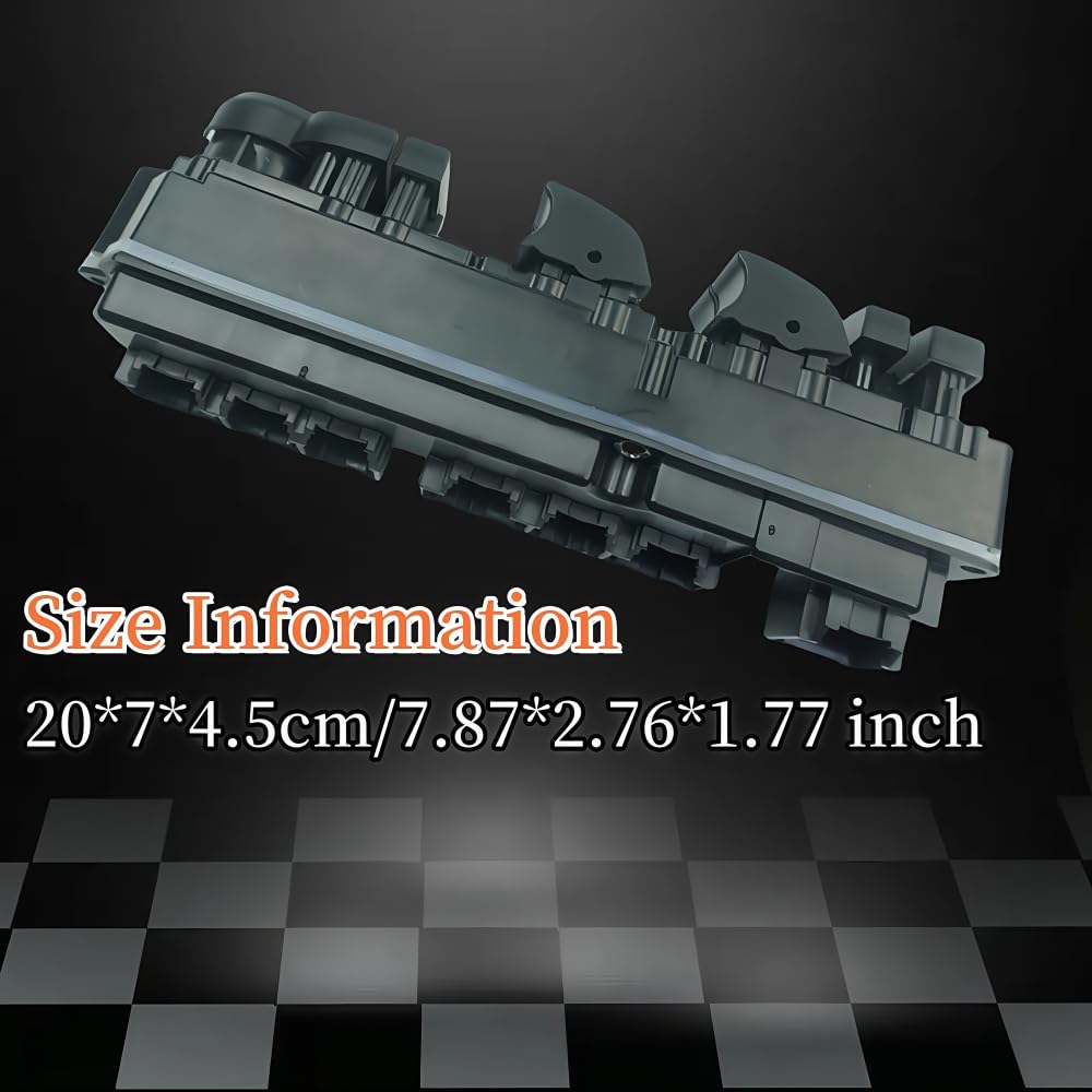 20835553 Driver Side Power Master Control Window & Door & Mirror Lock Switch,Fits for 07-14 Chevy Silverado 1500 2500 3500 Avalanche Suburban 1500