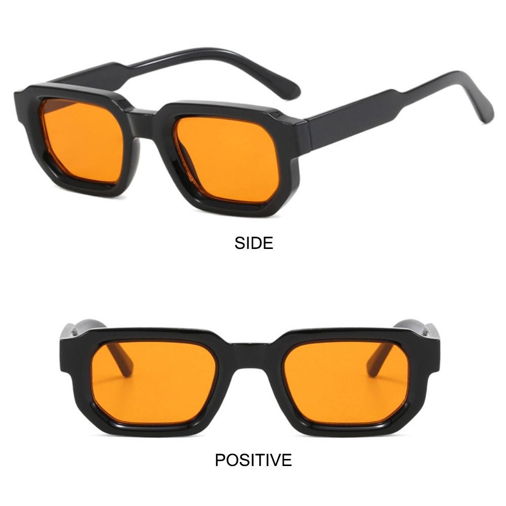 UV400 Protection Square Frame Sunglasses Y2K Eyewear Fashion Punk Sun Glasses for Women & Men
