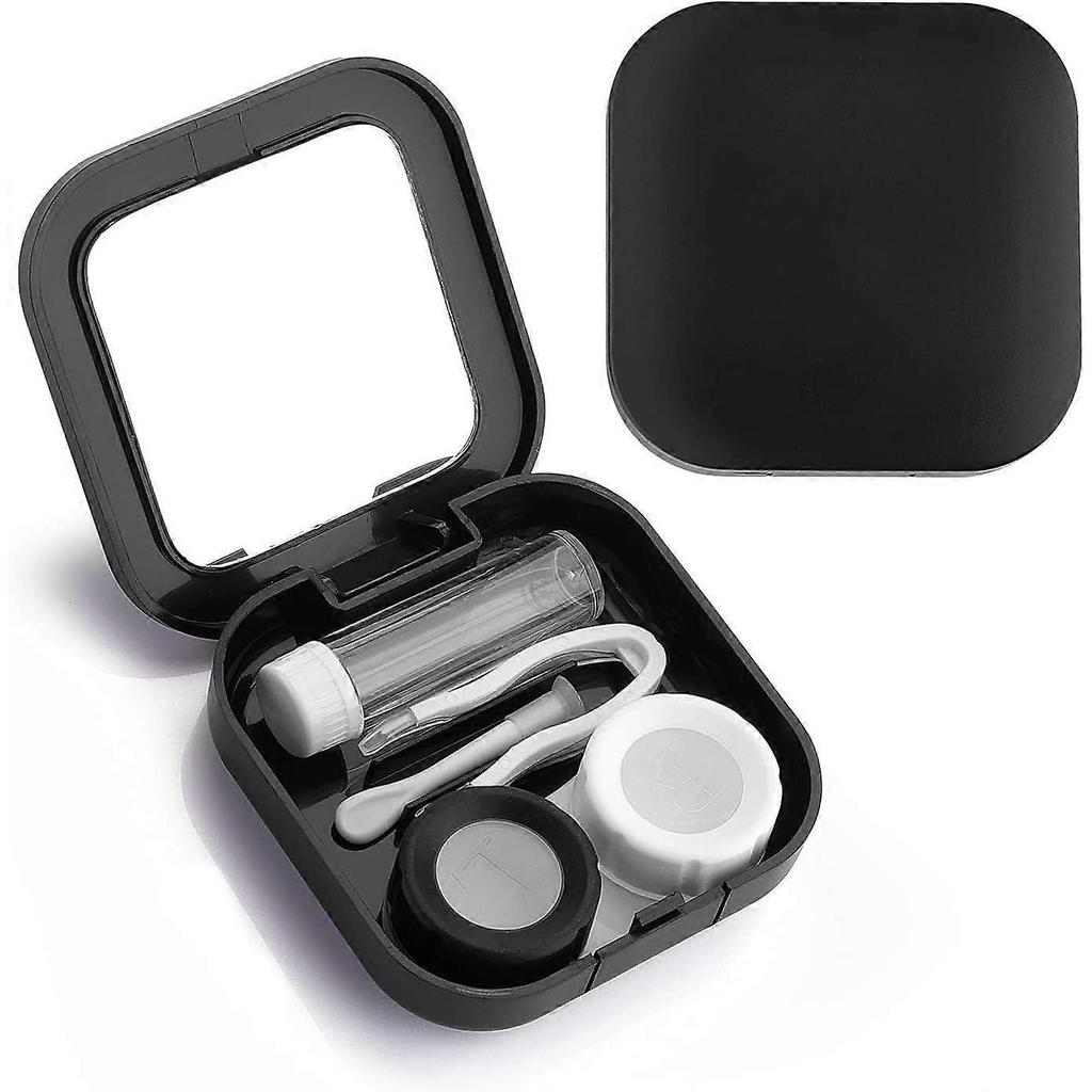 Contact Lens Cases with Mirror - Contact Lens Holder Mini Box Container, Portable Contact