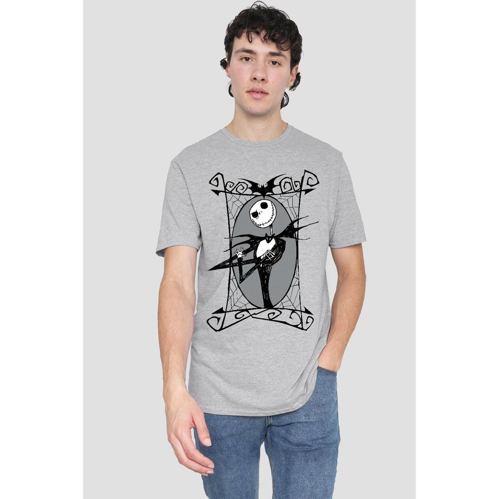 Мужская футболка с рамкой Джека Скеллингтона из мультфильма «Кошмар перед Рождеством»
