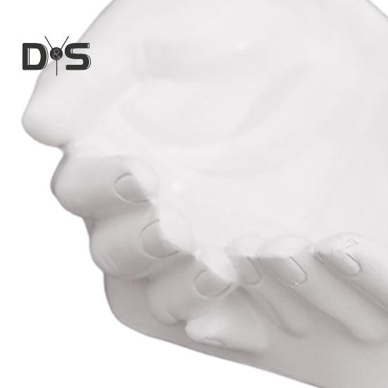 Чаша для хранения рук в форме ладони, украшение из прочной смолы для домашнего офиса, многофункциональная коробка для хранения часов, ювелирных изделий, ключей, безделушек, держатель, органайзер