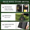 Professional barbecue Set Portable Travel Utensils Set of 10 Pieces Outdoor Kitchen Kitchenware for Backpack BBQ Camping Picnic