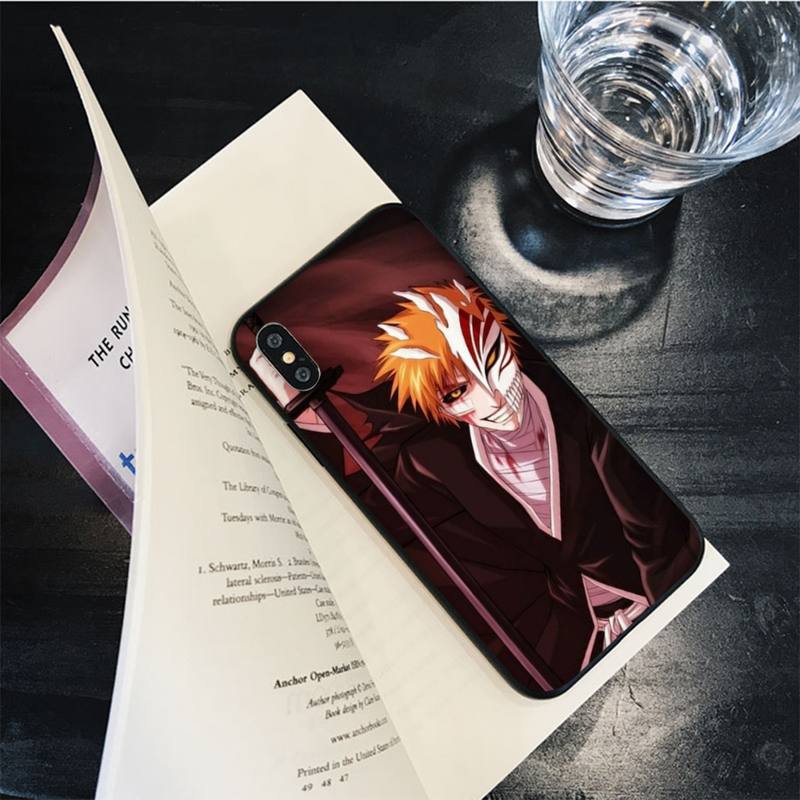 Чехол для телефона Anime Bleach Ichigo Kurosaki для iPhone 13 11 12 pro XS MAX 8 7 6 6S Plus X 5S SE 2020 XR