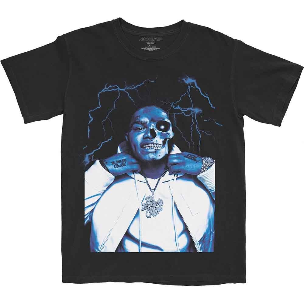 NoCap T Shirt Half Skele Logo Official Mens Black S